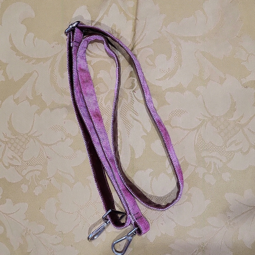 Burgundy 1" Thick Adjustable Crossbody Replacement Strap